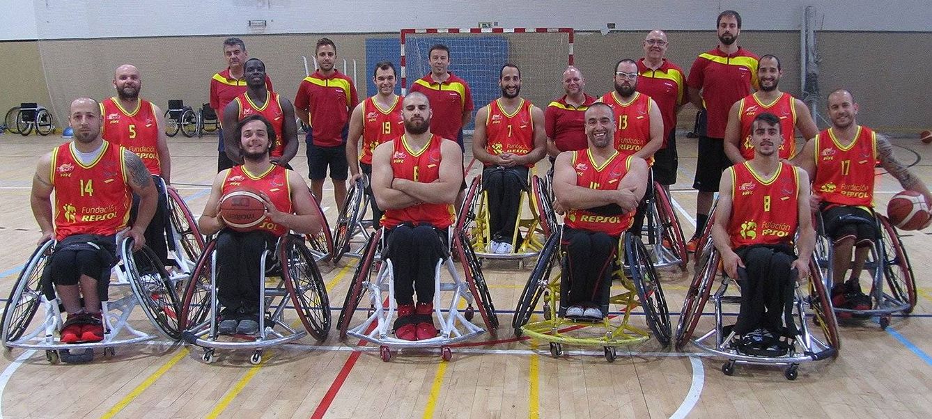 La selección española de baloncesto para los Juegos Paralímpicos de Río. (CPE)