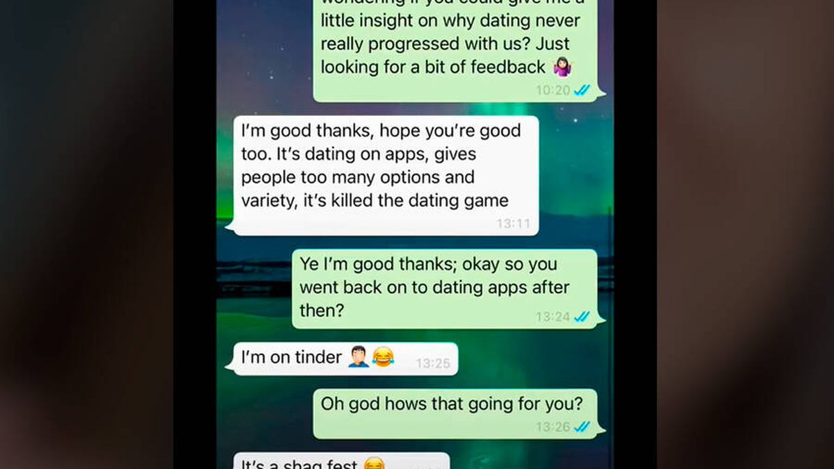 Reconoce por qué no volvió a llamar a su ex y su respuesta sobre una 'app' de citas se hace viral