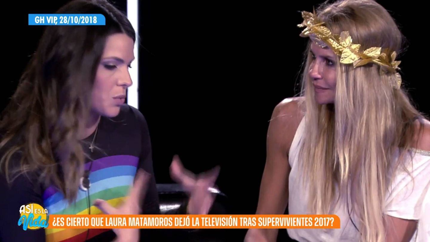 Laura Matamoros en la casa de 'GH VIP 6' en 2018. (Mediaset)