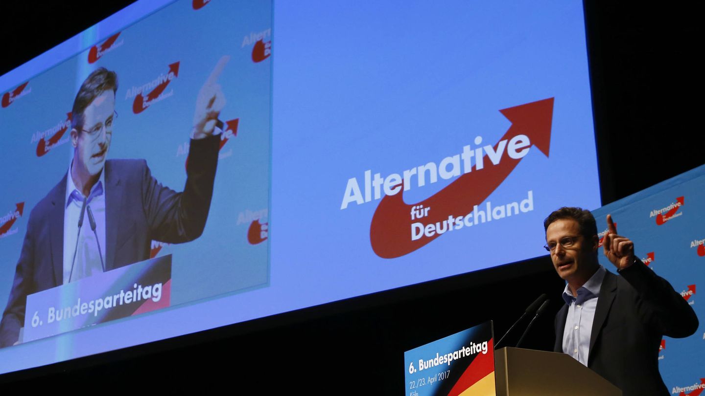 Marcus Pretzell durante su intervención en un congreso de AfD en Colonia, Alemania. (Reuters)