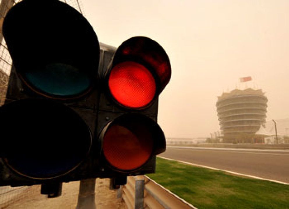 Foto: Nelsinho Piquet es último en Jerez y en Bahrein se anula la jornada por una tormenta de arena