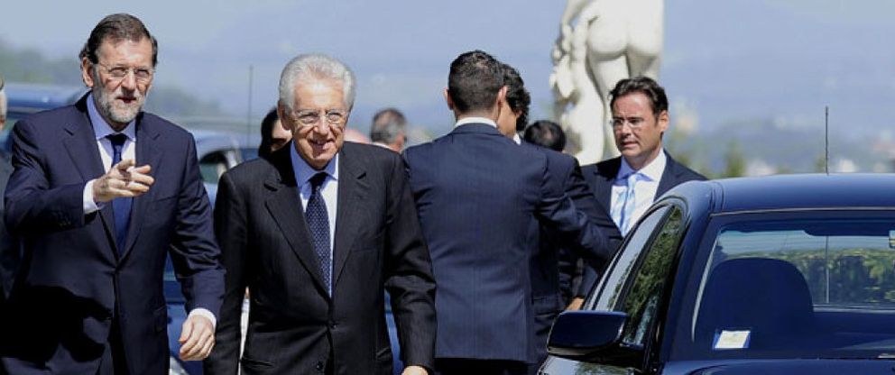 Foto: Rajoy y Monti piden unión en la eurozona para "estabilizar los mercados"