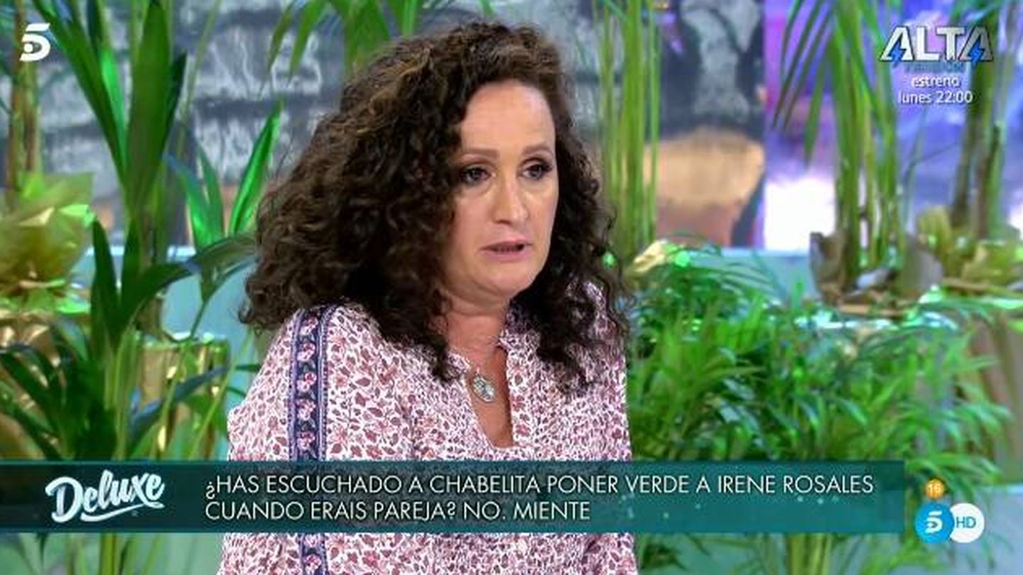 Dulce criticando a Anabel Pantoja. (Telecinco).