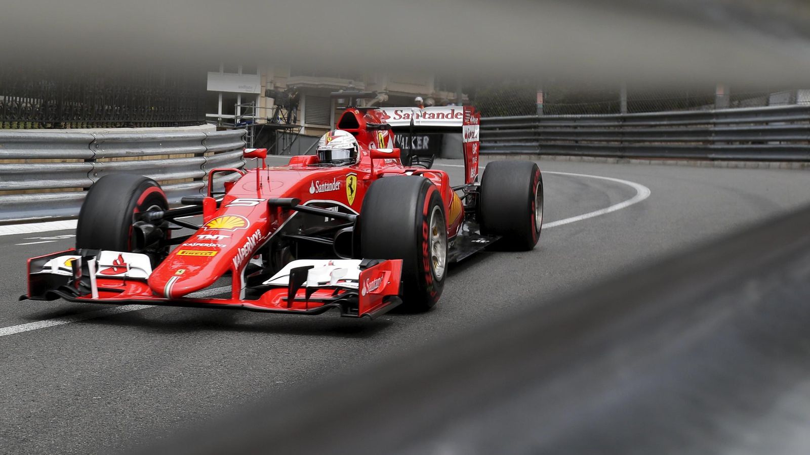 Foto: Sebastian Vettel durante la prueba de Mónaco (Reuters)