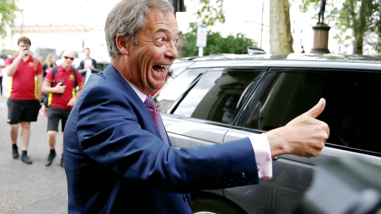 Foto: El líder del Partido del Brexit, Nigel Farage. (Reuters)