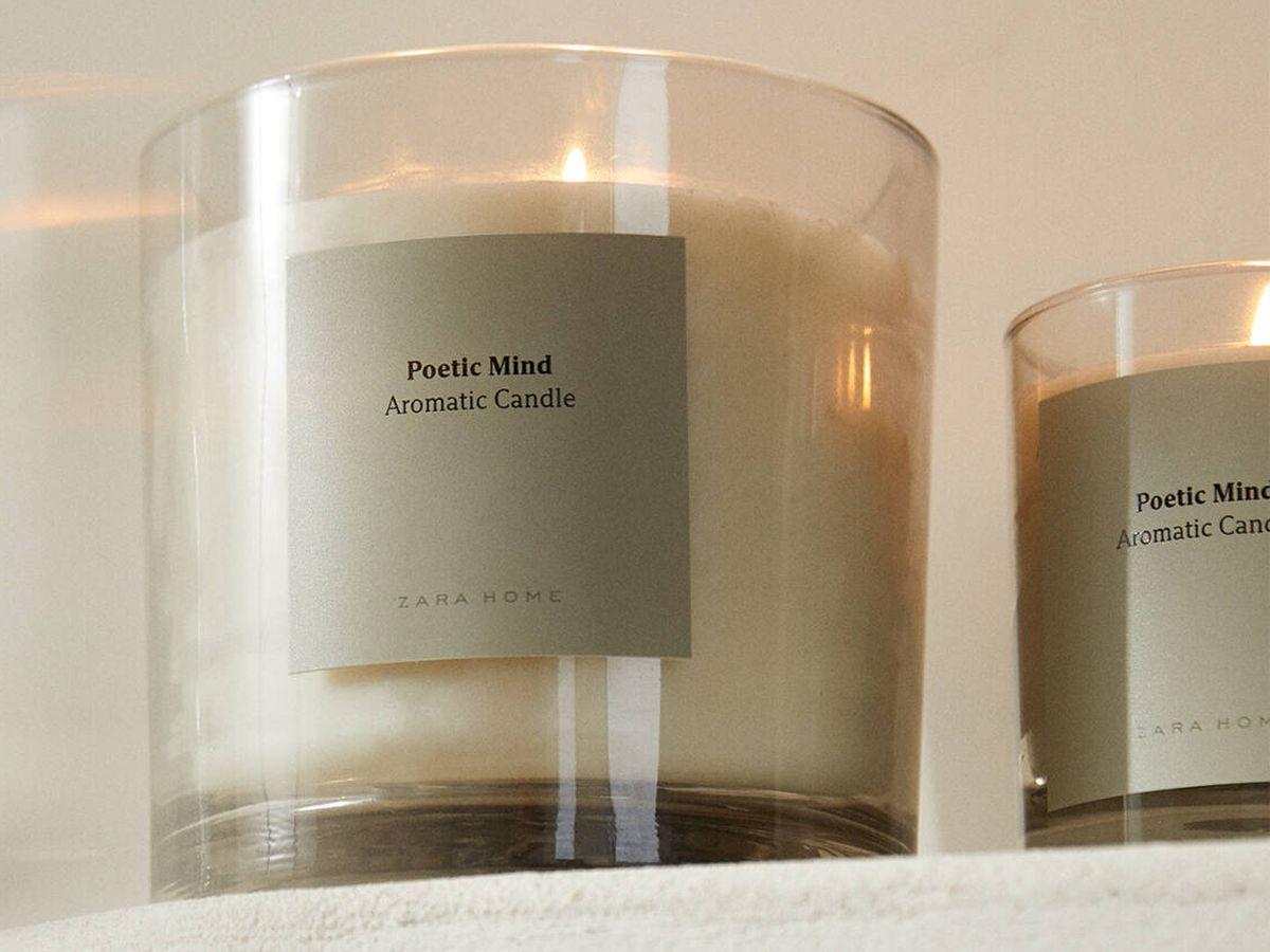 Foto: 4 velas aromáticas con olor a limpio para casa. (Zara Home/Cortesía)