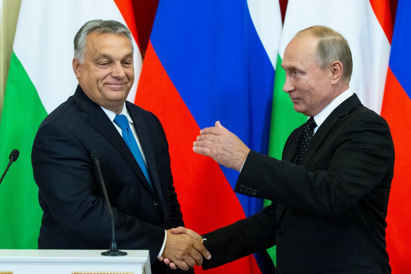 Orbán ha visitado a Putin en Moscú en la víspera del encuentro con sus socios de la UE. (Reuters)
