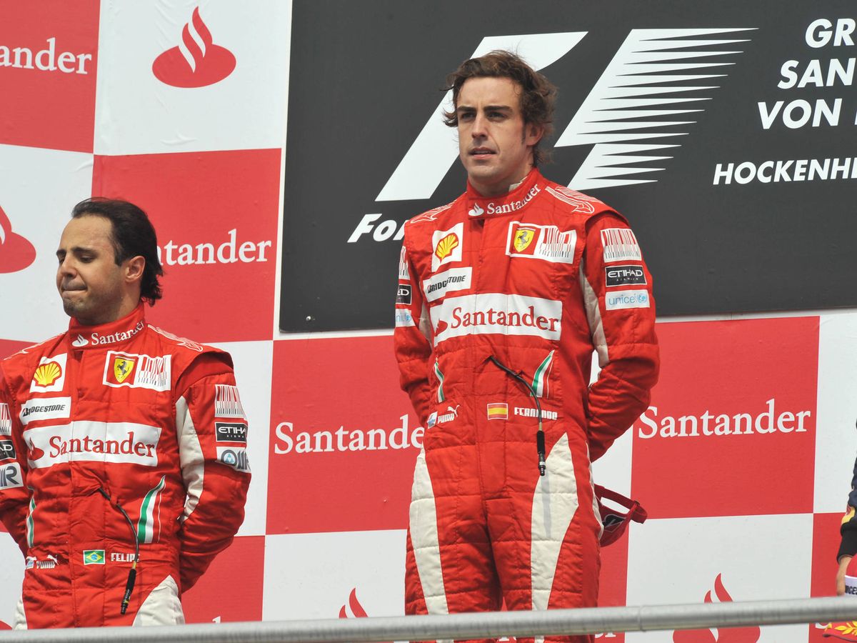 Foto: Alonso Massa Ferrari GP de Alemania 2010 (Reuters)