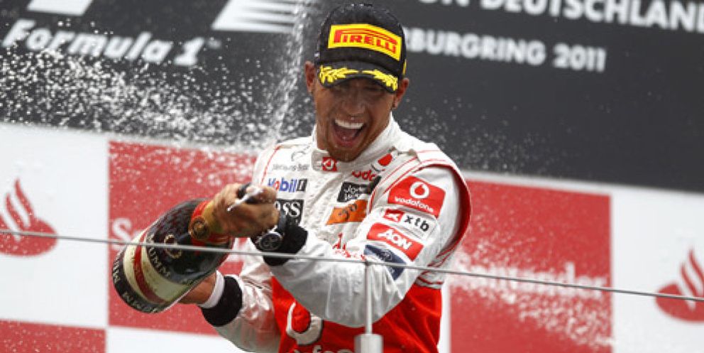 Foto: Hamilton logra la victoria en el GP de Alemania por delante de Alonso y Webber