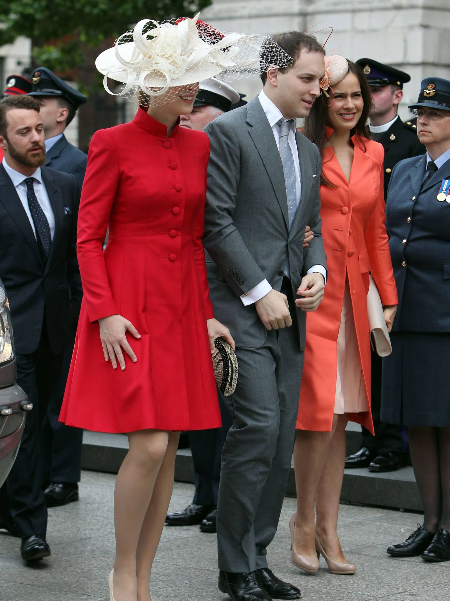 El look que llevó en la misa por el 90 cumpleaños de la reina Isabel II. (Cordon Press)