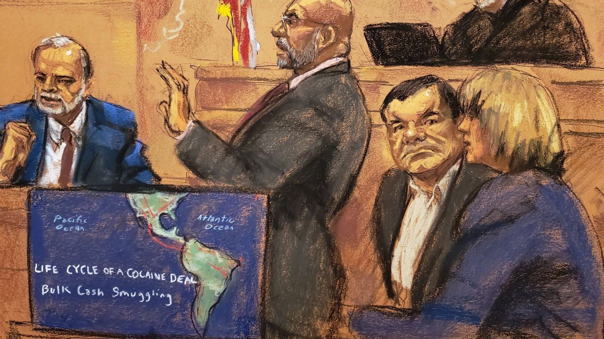 La temible eficacia del narco: un día en el juicio del 'Chapo Guzmán'