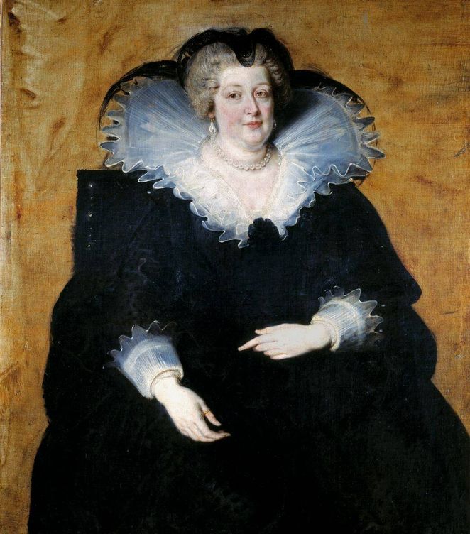 'Retrato de María de Médici'. Rubens. 1622. Museo del Prado