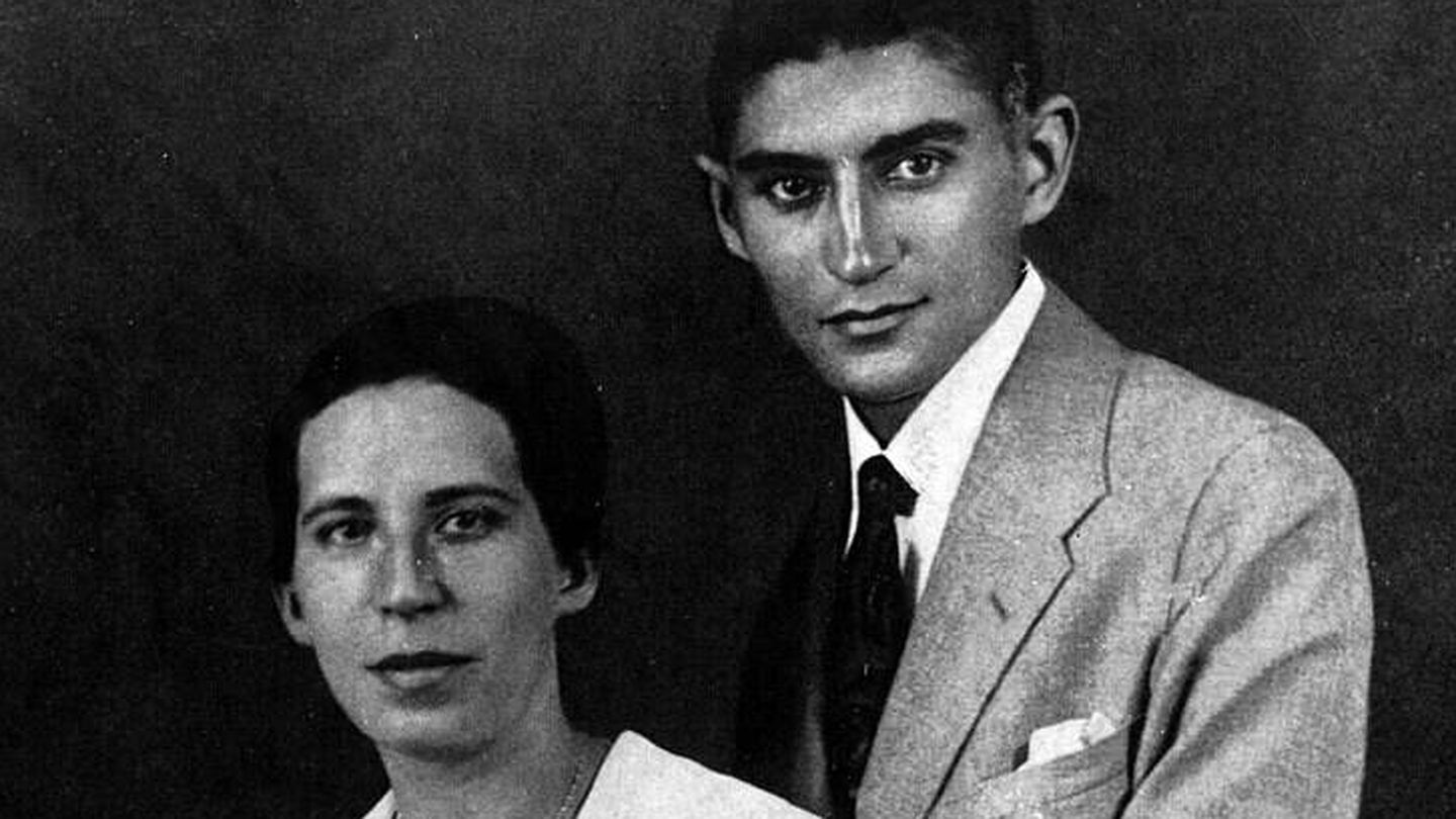 Felice Bauer y Franz Kafka en el famoso retrato de 1917. (Creative Commons)
