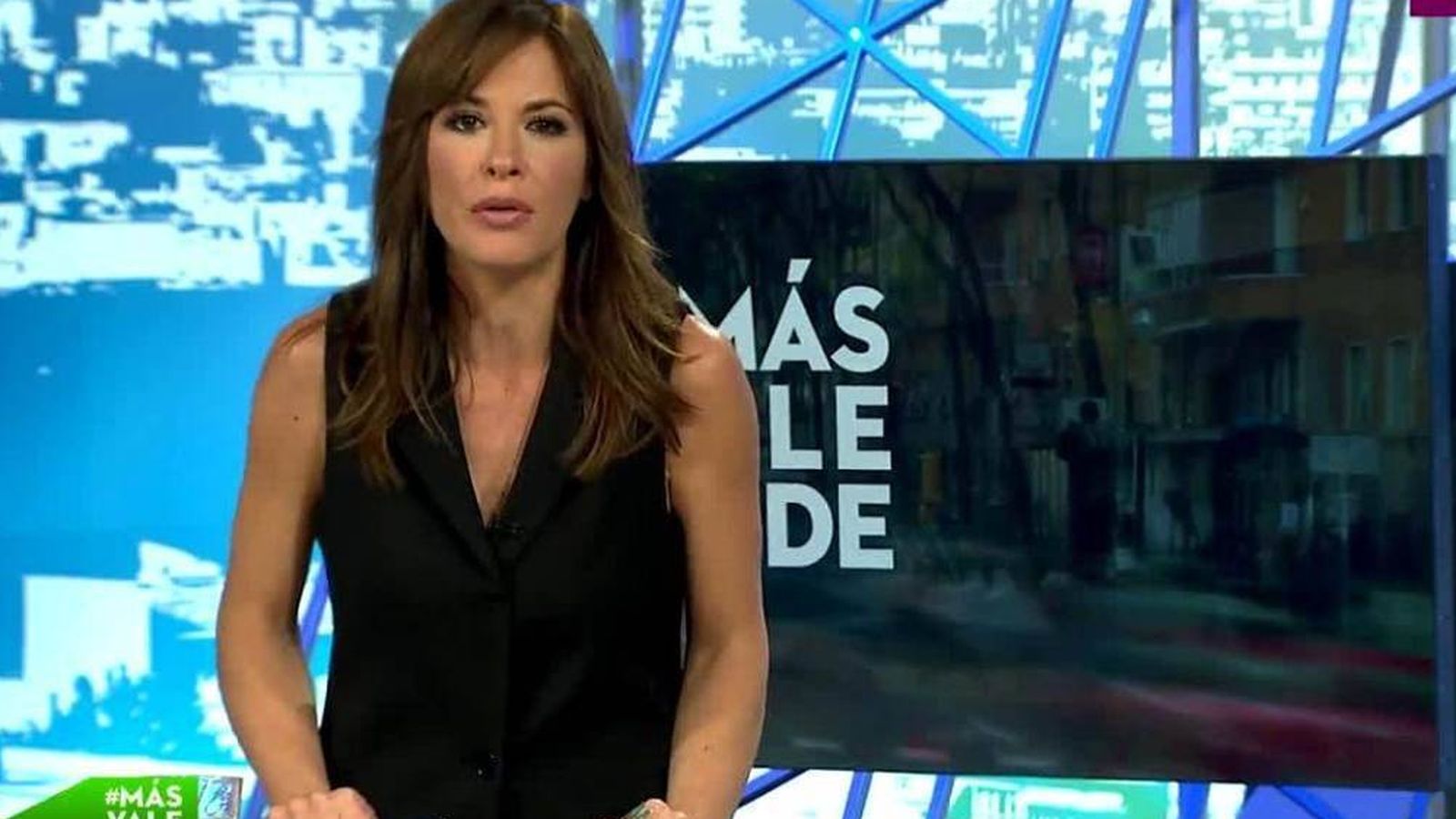 Foto: Mamen Mendizábal, presentadora y directora de 'Más vale tarde'.