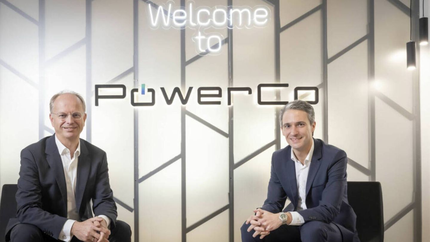 Thomas Dahlem y Javier Rivera, director general y director financiero de PowerCo Spain. 