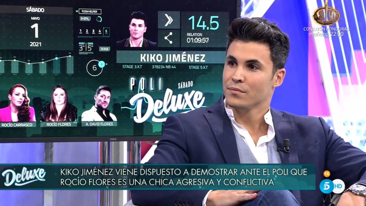 Kiko Jiménez hablando de Antonio David. (Telecinco).