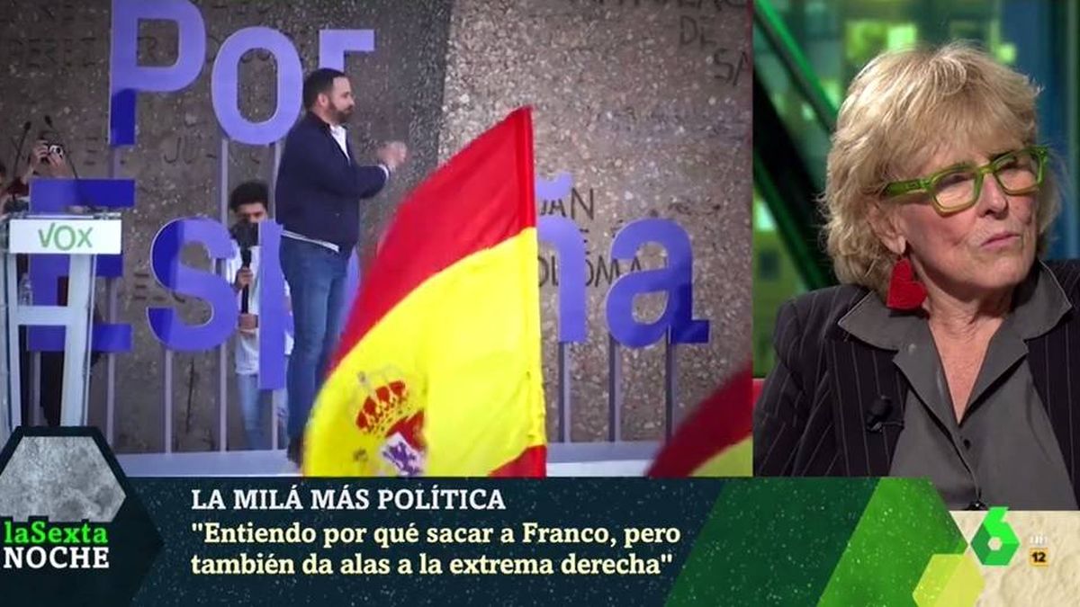 Mercedes Milá, en 'La Sexta noche': "No quiero tanta bandera española"