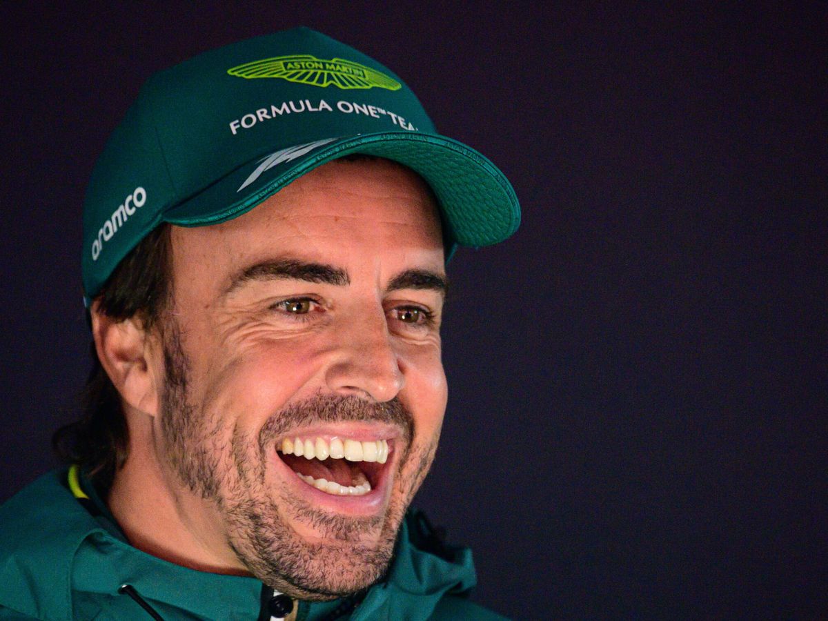Foto: Alonso, en la rueda de prensa previa al GP de Spa. (EFE/EPA/Christian Bruna)
