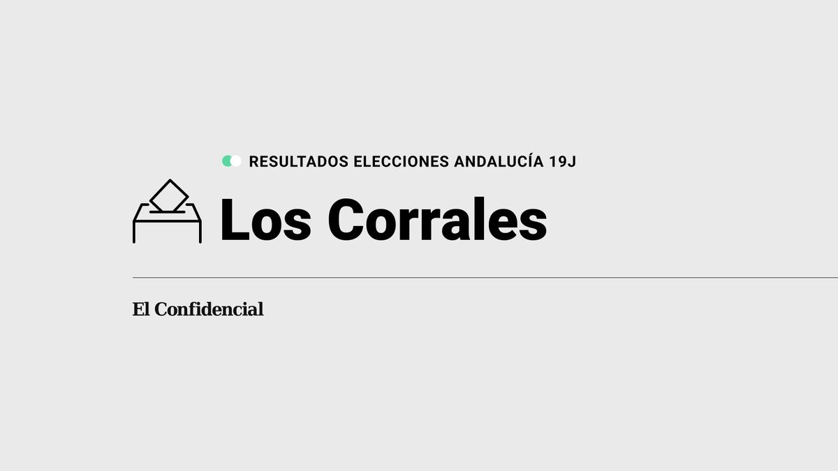 Resultados en Los Corrales de elecciones en Andalucía 2022 con el escrutinio al 100%