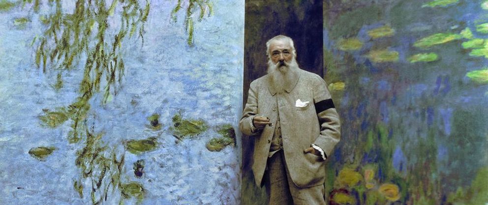 Claude Monet en su estudio