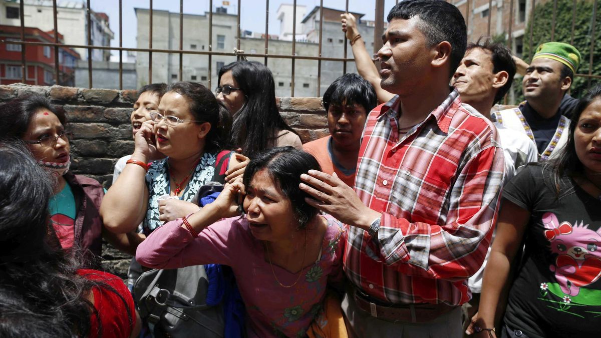 Así fueron los primeros momentos tras el segundo terremoto de Nepal