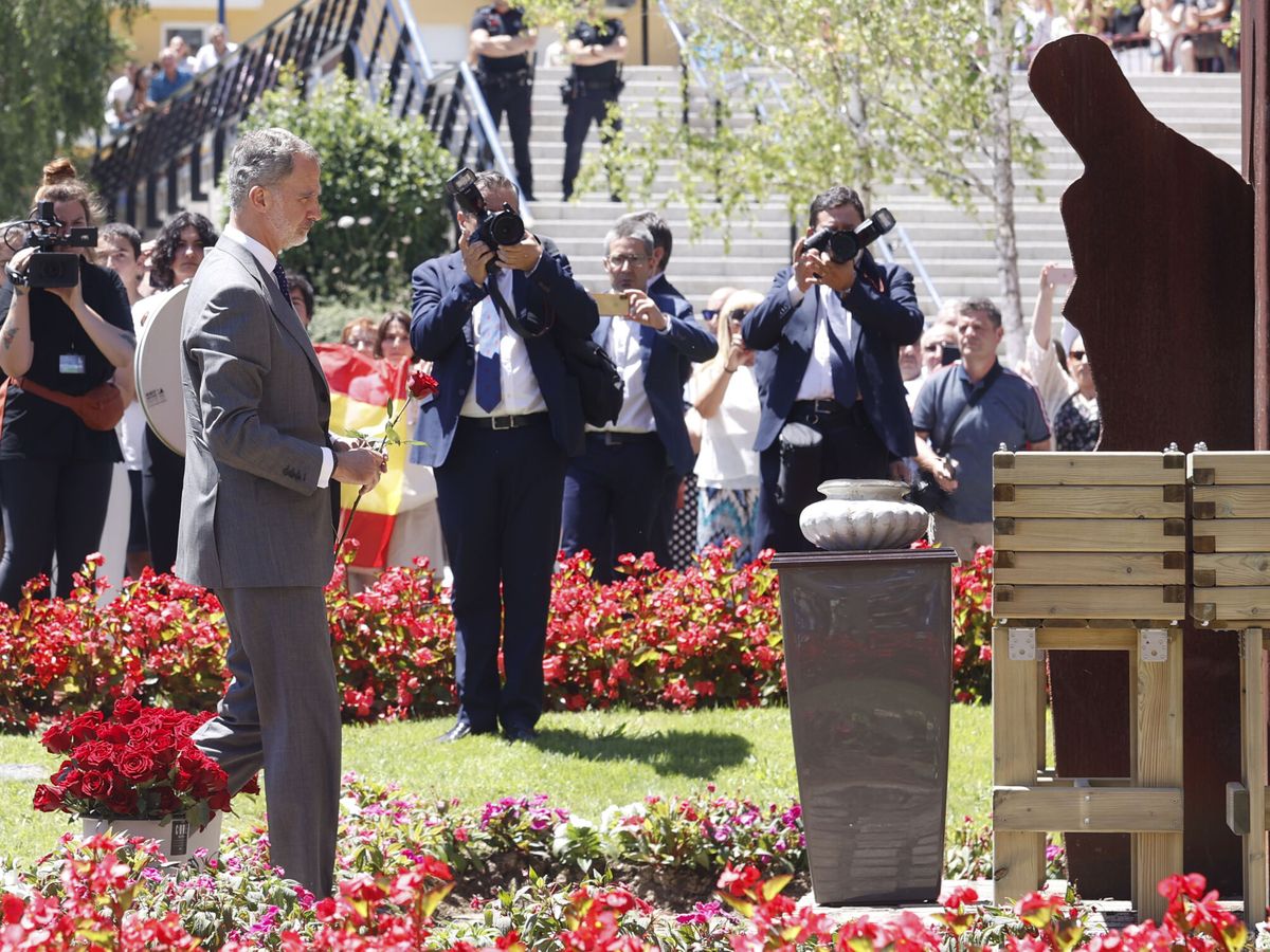 Foto: El Rey, en el homenaje a Miguel Ángel Blanco. (EFE/Javier Etxezarreta)
