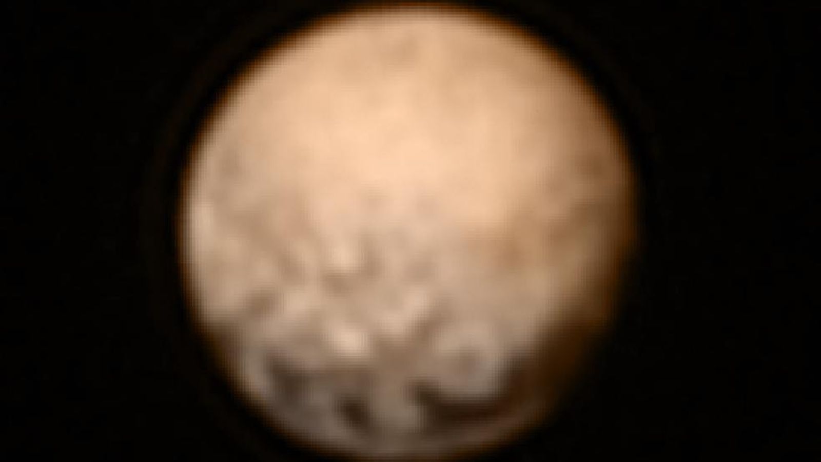 Foto: Imagen de Plutón captada por la New Horizons (NASA)