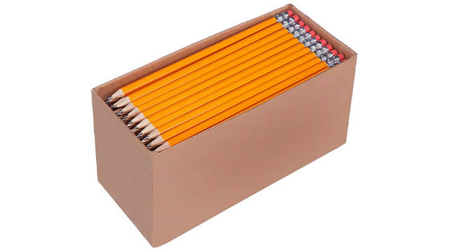 Pack de 30 lápices n.º 2 HB de madera de Amazon Basics