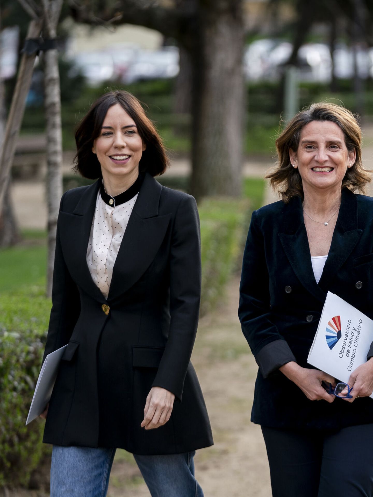 Diana Morant y la vicepresidenta tercera y ministra para la Transición Ecológica y el Reto Demográfico, Teresa Ribera. (Europa Press)