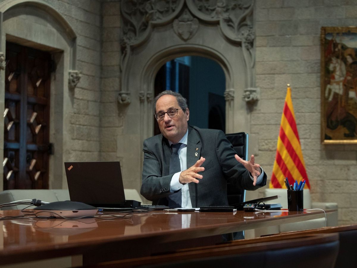 Foto: Quim Torra, presidente de la Generalitat. (EFE)