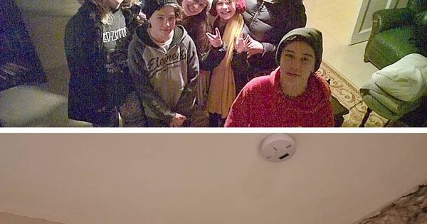 Foto: La familia Baker posó en su casa alquilada a través de Airbnb para la cámara oculta (Foto: Facebook)
