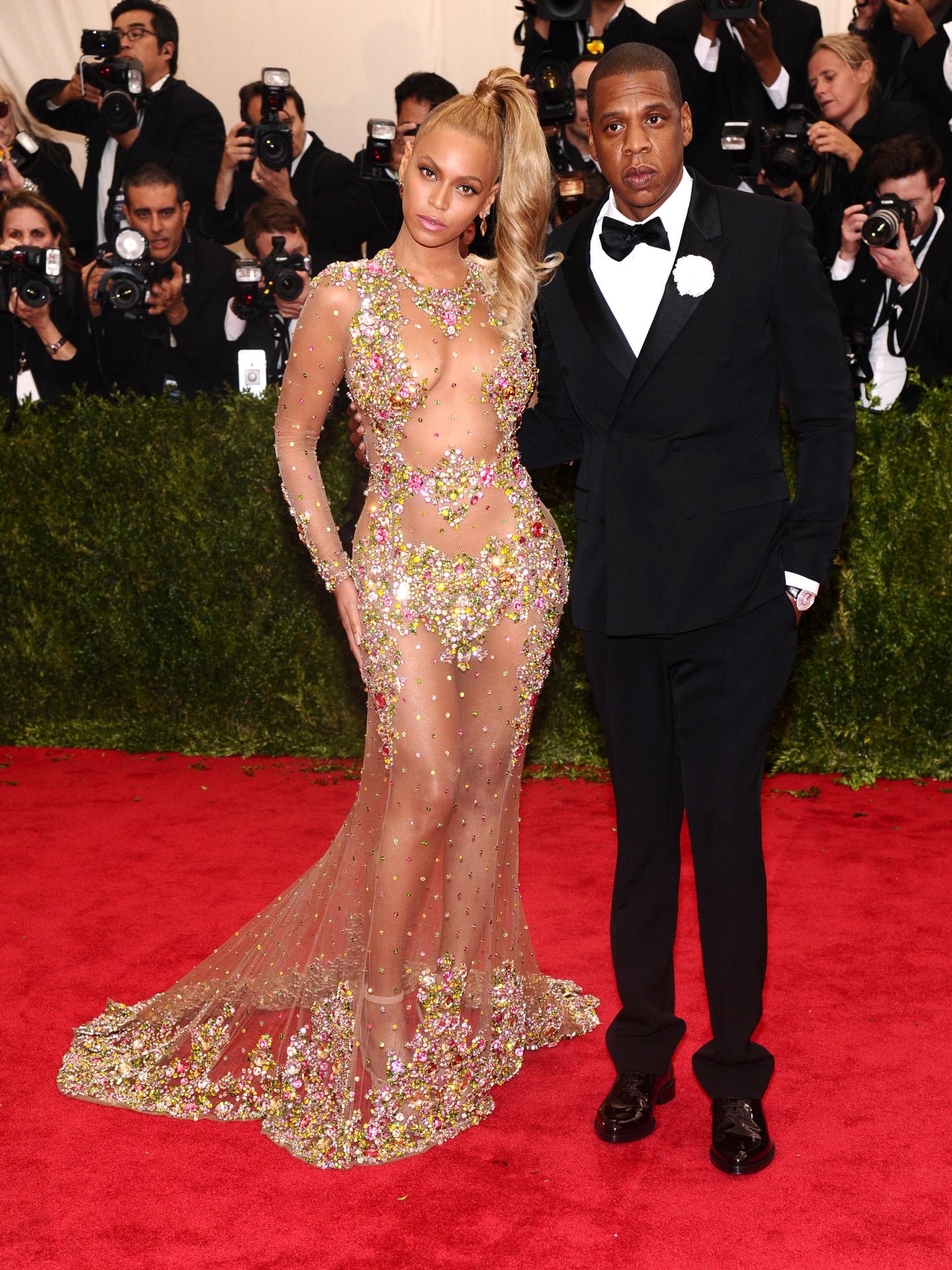 Jay-Z y Beyoncé, en la gala del MET.  (Gtres)