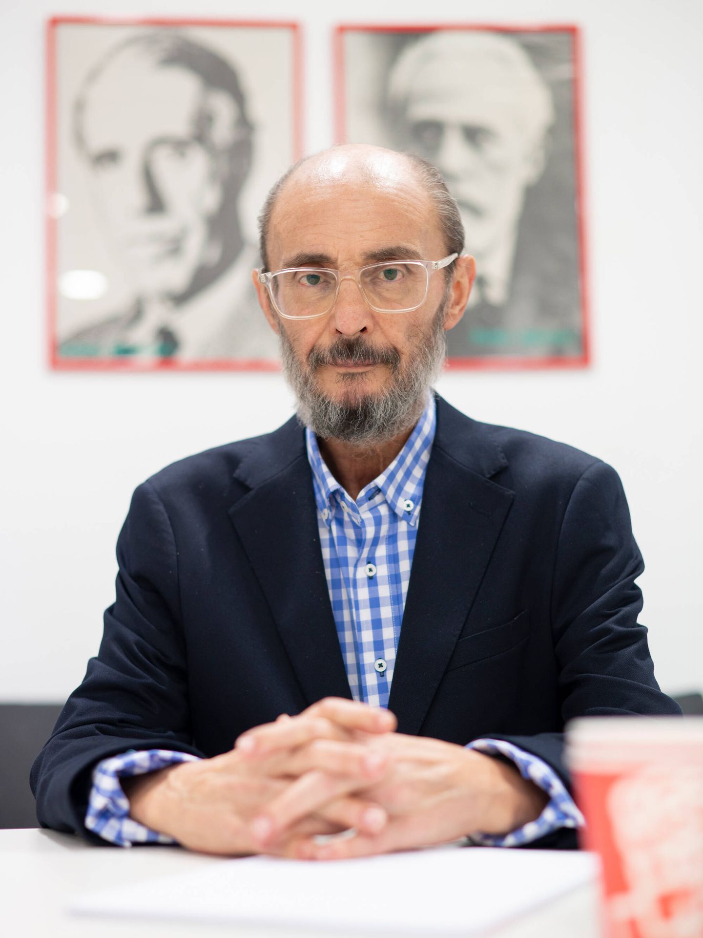 El secretario general del PSOE Aragón, Javier Lambán. (PSOE Aragón/J. D. V.)
