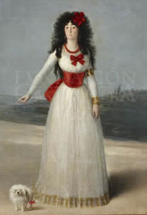 XIII Duquesa de Alba, de Goya 