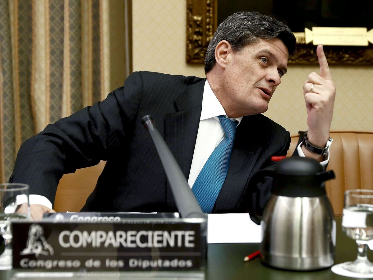 Foto: Jaime Echegoyen, en una comparecencia en el Congreso. (EFE/Mariscal)