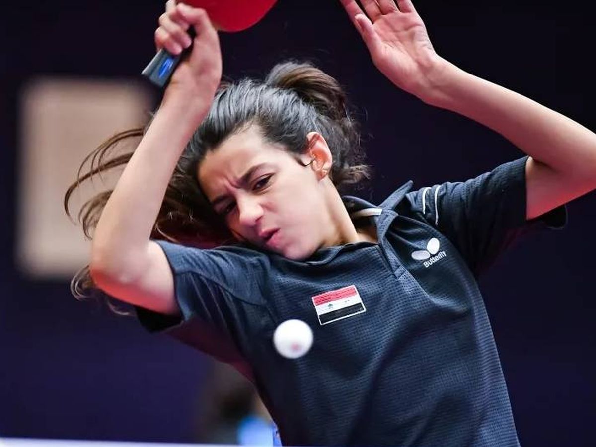 Foto: Hend Zaza, la niña siria que competirá en los JJOO de Tokio 2020 con 11 años. (Foto: Federación Internacional de Tenis de Mesa)