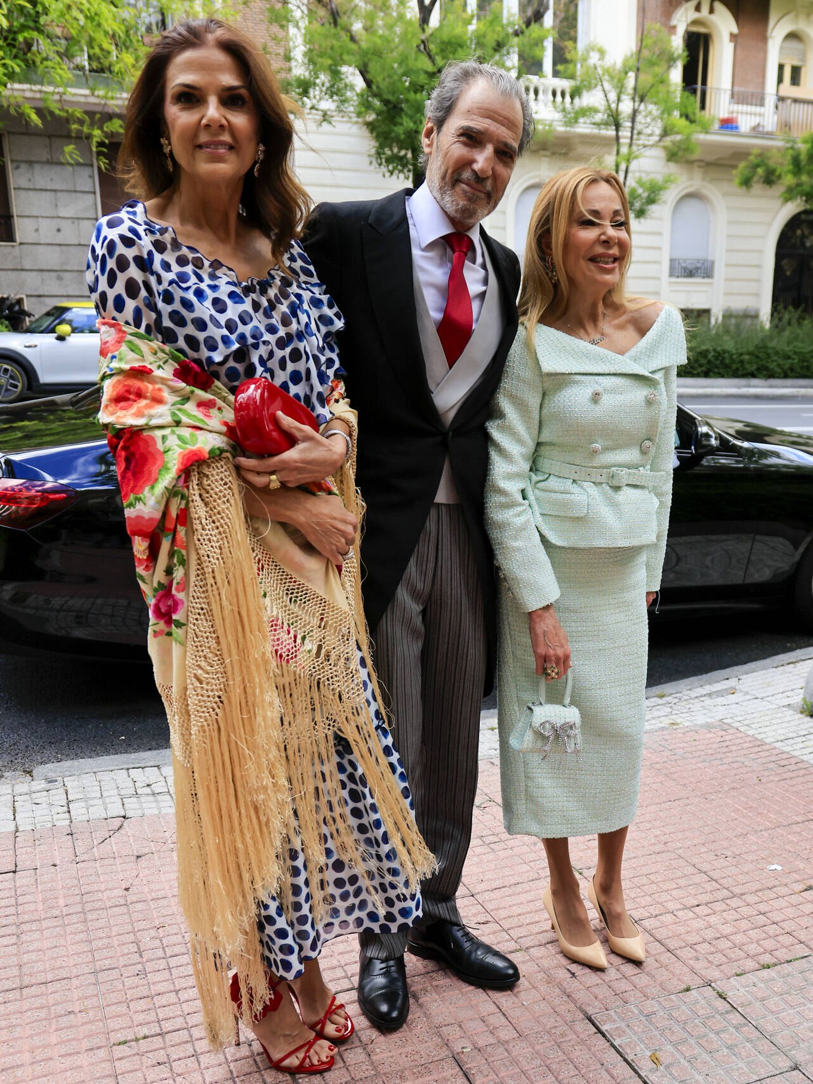 Maria Tevenet, Javier García Obregón y Ana García Obregón. (Gtres)