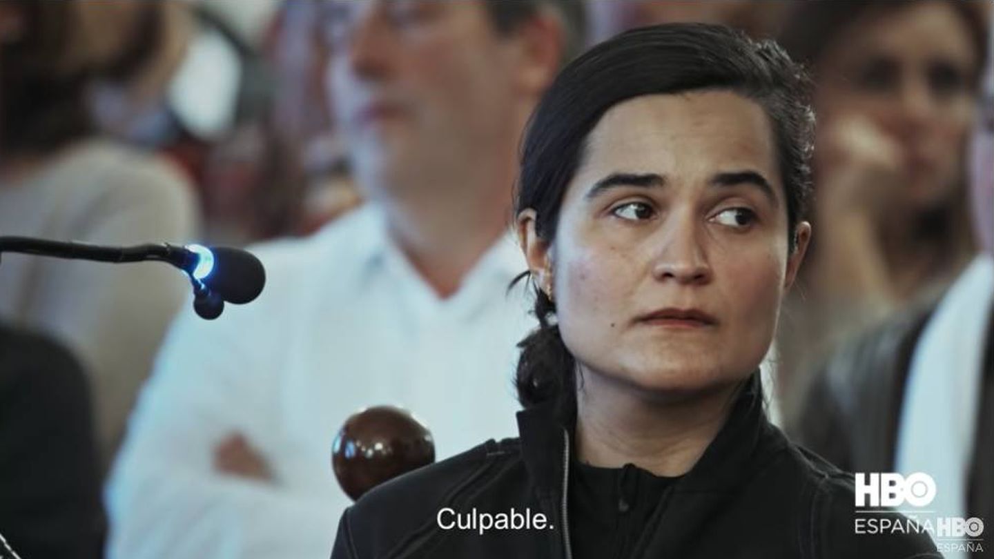 Triana Martínez, durante el juicio. (HBO)