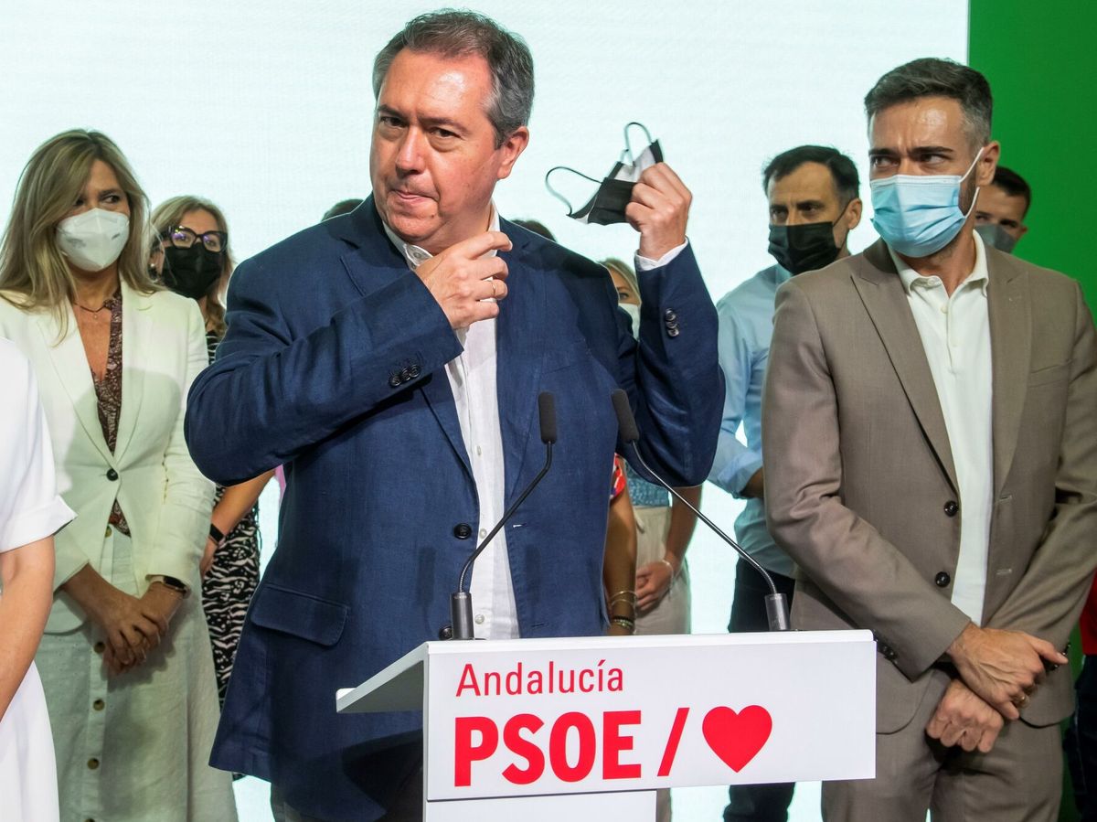 Foto: El candidato socialista a la presidencia de la Junta de Andalucía, Juan Espadas. (EFE)