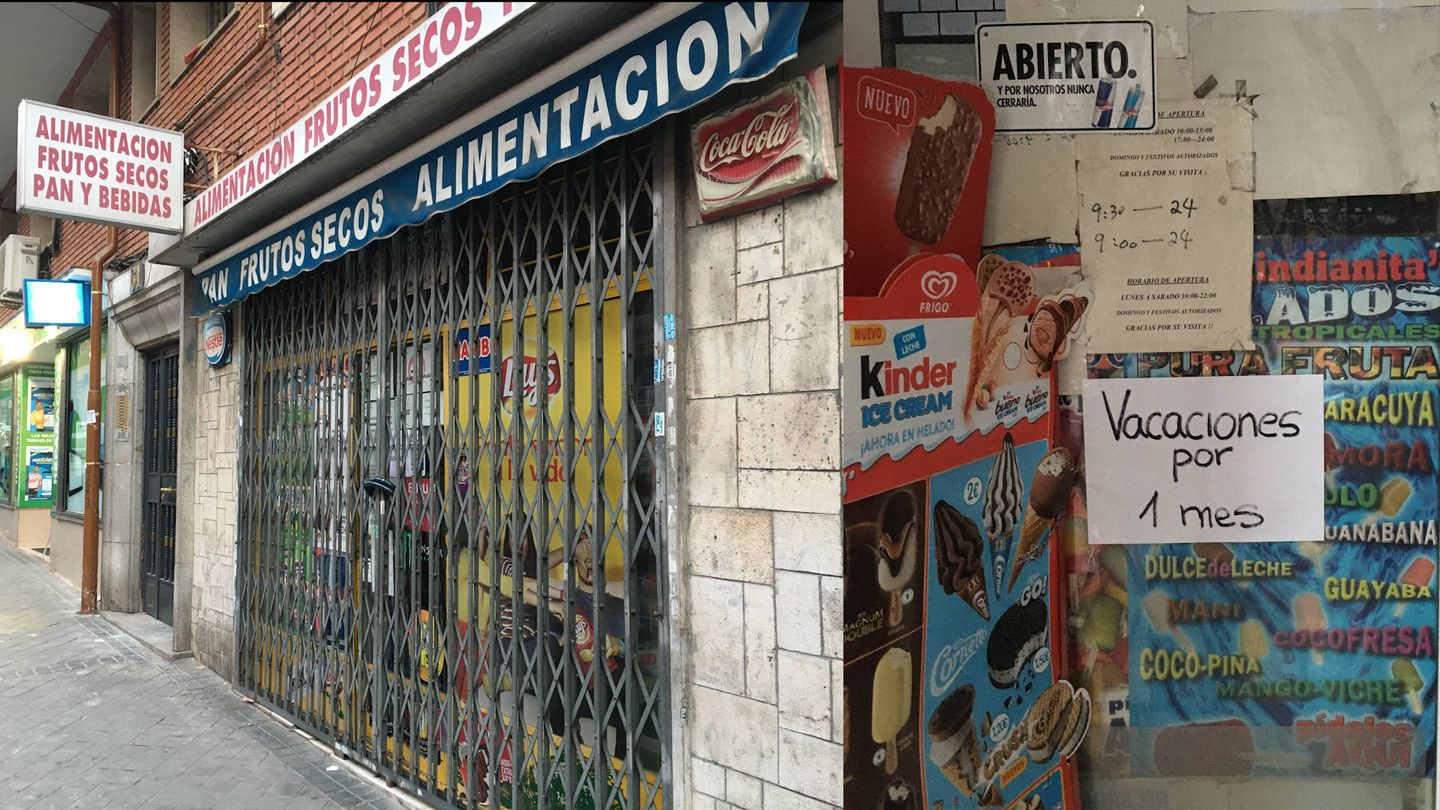 Las tiendas chinas de Madrid están cerrando por miedo a los clientes españoles. (D. B.)