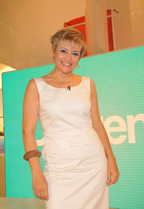 Foto: La presentadora Gloria Serra en la presentación del programa '3D' (Gtres)