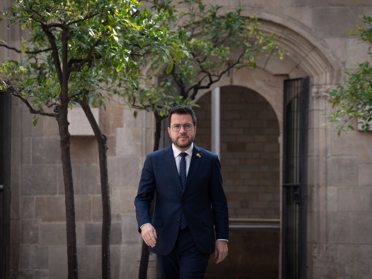 Foto: El presidente de la Generalitat de Cataluña, Pere Aragonès. (EP/David Zorrakino)
