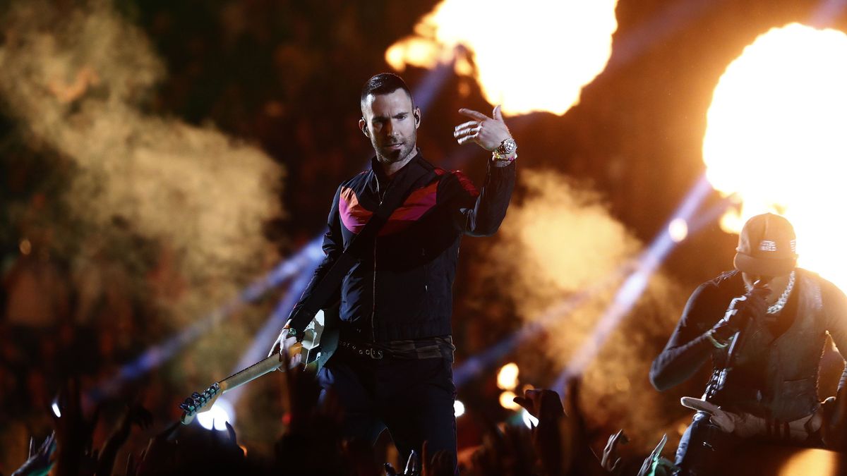 Super Bowl 2019: Así fue el espectáculo de Maroon 5 en el descanso