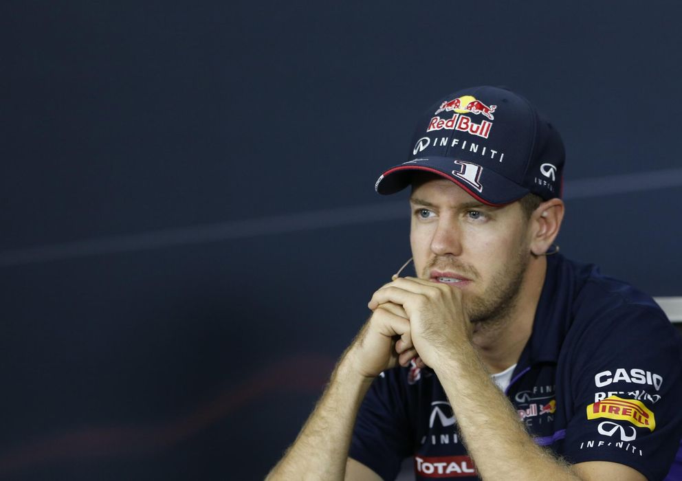 Foto: Sebastian Vettel en la rueda de prensa de la FIA de este jueves.
