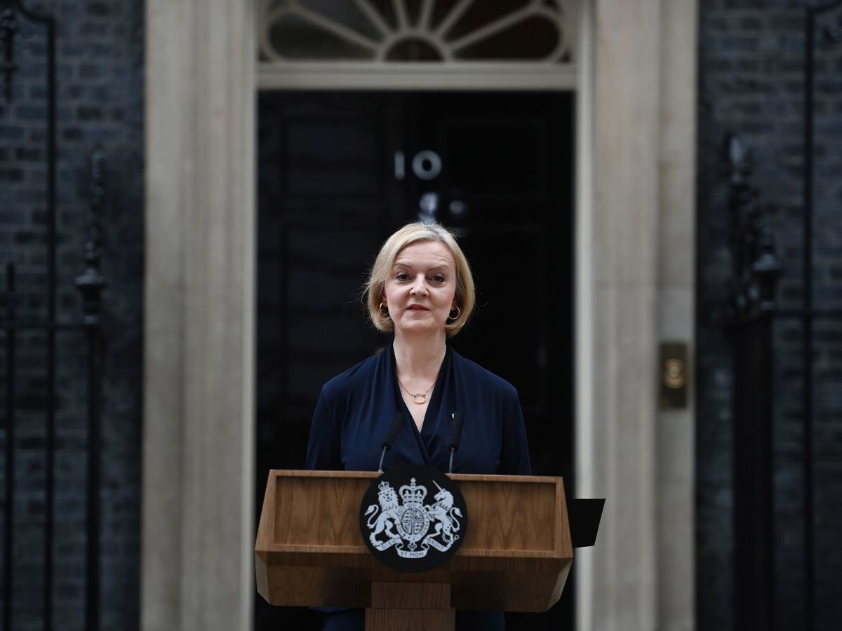 Foto: La dimitida primera ministra británica, Liz Truss. (EFE/Andy Rain)