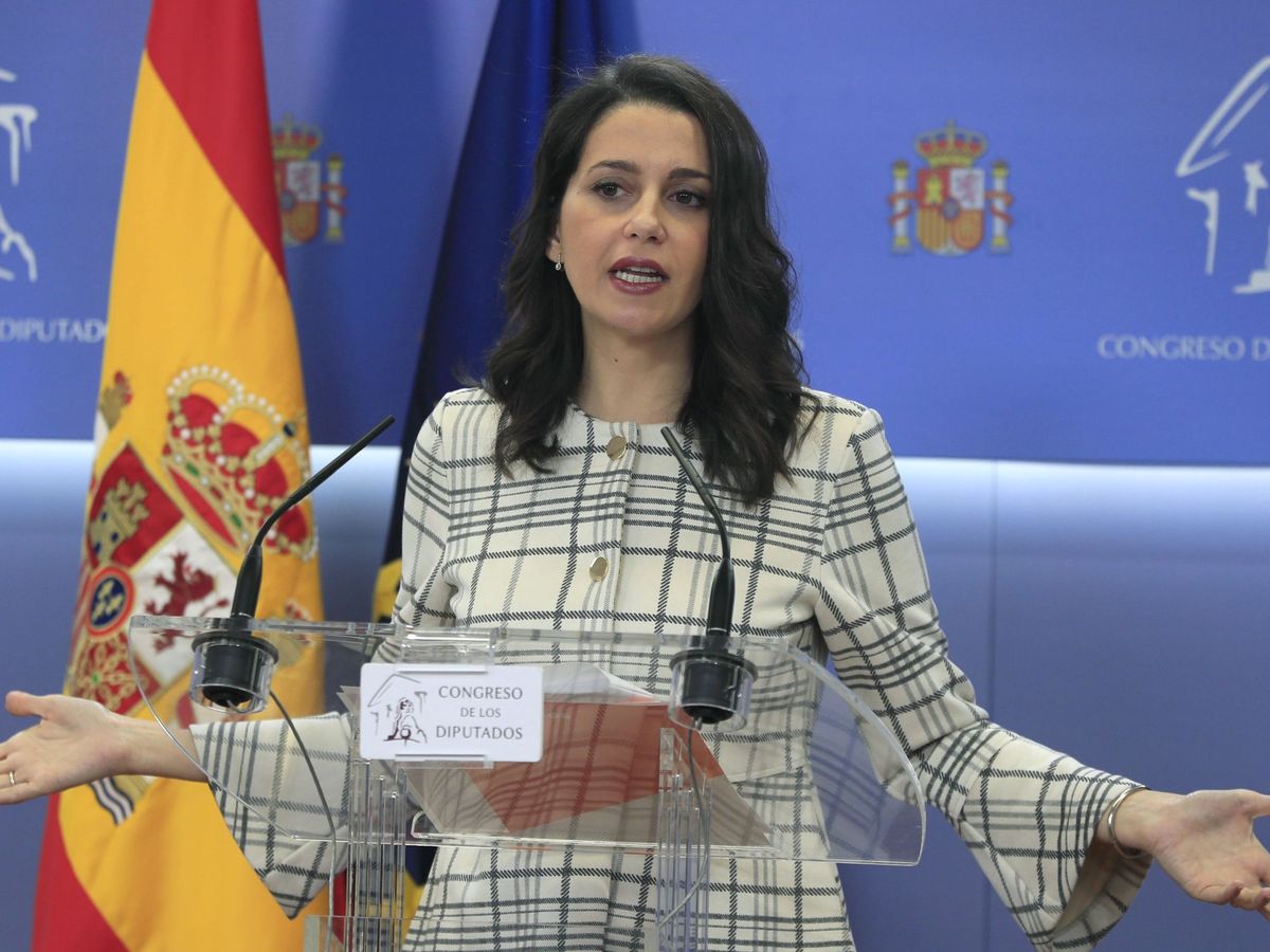Foto: La portavoz parlamentaria de Ciudadanos, Inés Arrimadas. (EFE)
