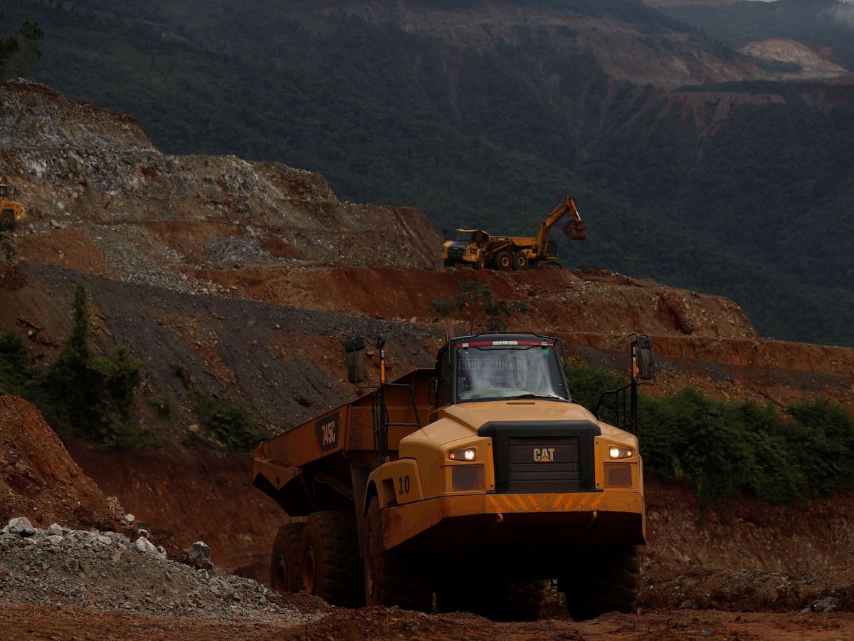 Foto: Operaciones en una mina de níquel.