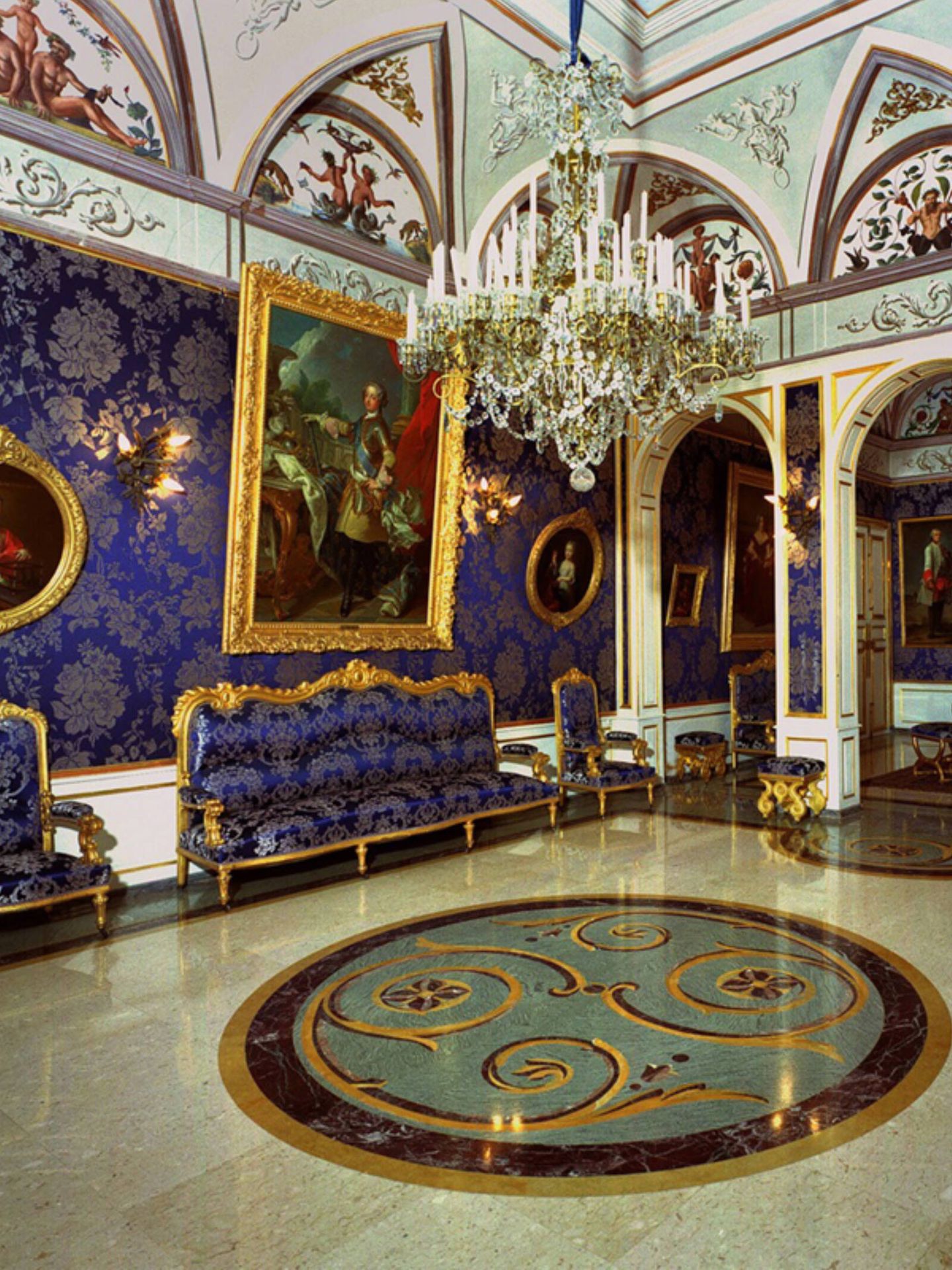 Detalle de la Sala Azul. (Cortesía/Palais de Monaco)