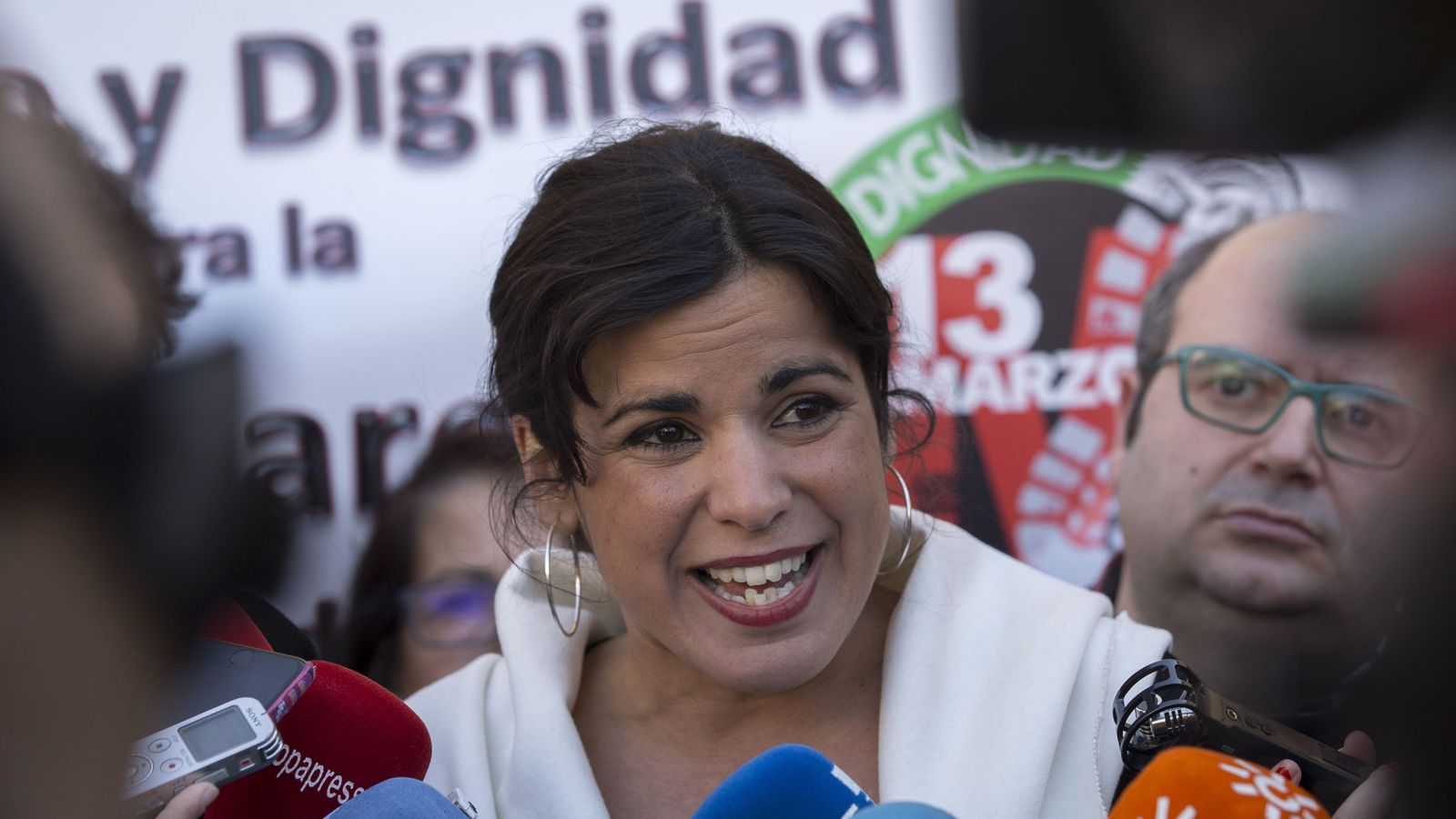 Foto: La secretaria general de Podemos Andalucía, Teresa Rodríguez. (EFE)