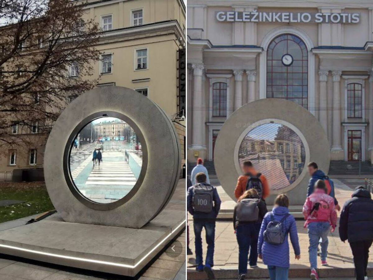 Foto: Un portal hacia otro país conecta estas dos capitales europeas captando todas las miradas (Google Maps) 
